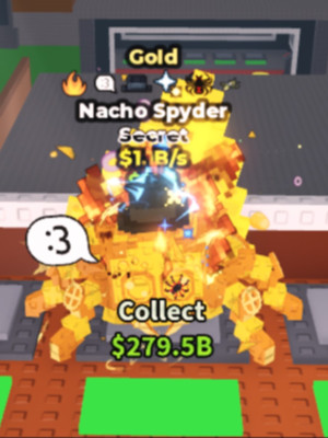 Лимитированная Имба в коллекцию💀 NACHO SPYDER  💀  1.1B/S  | GOLD | 6 баффов💀