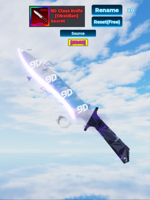 9D CLASS KNIFE [OBSIDIAN]