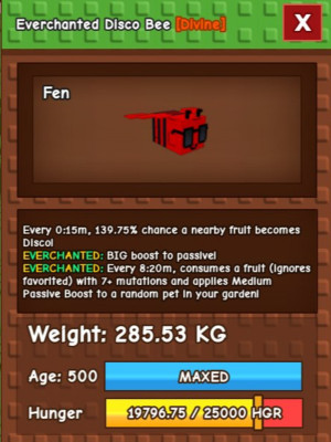 ПОЛНАЯ ИМБА+ГИГАНТ!😱(0:15 КД 139% НА МУТАЦИЮ)😱280KG+🔥500 ЛЕТ🚀EVERCHANTED DISCO BEE + ПОДАРОК🎁