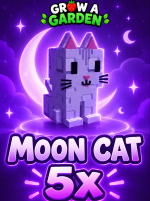 5x Moon Cat