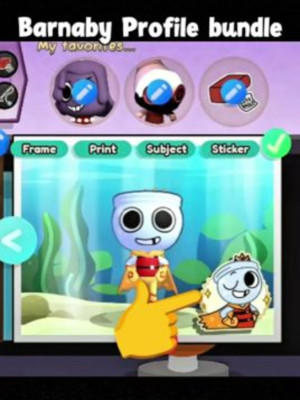 Swimmy Barnaby Profile Bundle > 100R > Add Friend > Gift Face to Face