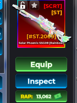 Solar Phoenix SSG08 [Rainbow] | 13k rap💵