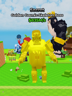 🌌💰GOLDEN COSMIC SKELETON BOSS💰🌌$835M/S ❗ ПРЕДЗАКАЗ ❗