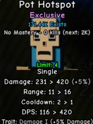 Pot Hotspot, trait:damage 1