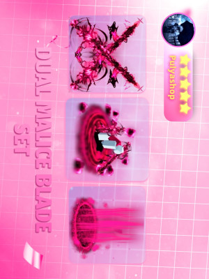 🎀DUAL MALICE BLADE SET🎀