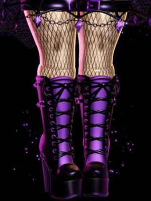 Shadow Empress Chained Boots