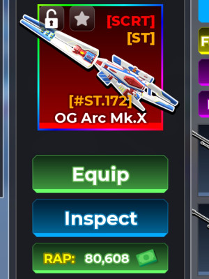 OG Arc Mk.X | #ST.172 | 450 Штук в мире | 80k rap