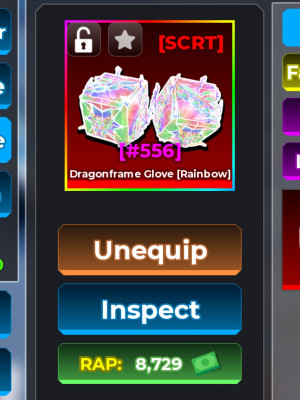 Dragonframe Glove [Rainbow] | #556 | 353 Штуки в мире