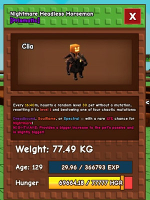 РЕДКИЙ!😱77KG+🔥129 ЛЕТ✨! NIGHTMARE HEADLESS HORSEMAN + ПОДАРОК🎁