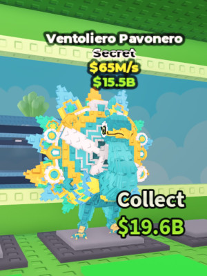 👾 Ventoliero Pavonero $65M/s 🕊 💖