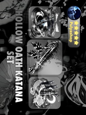 🖤🤍HOLLOW OATH KATANA SET🤍🖤