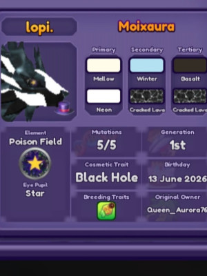 Moixaura /48 lvl / Black Hole / Poison Field / FM