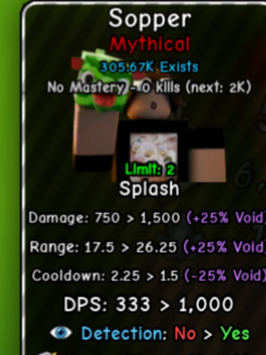 Void sopper
