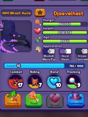 Djaevelhest / 10 LVL / Ghost aura