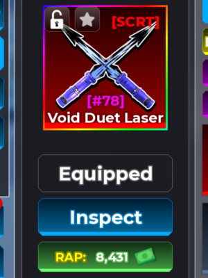 Void Duet Laser | #79 | 300 Штук в мире | 8.5k rap
