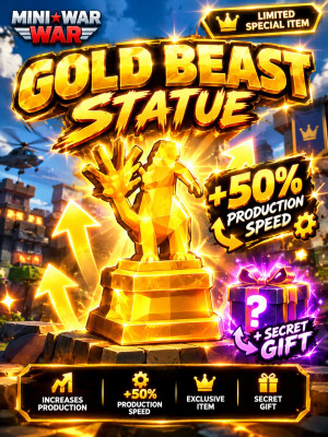 GOLD BEAST STATUE (+SECRET GIFT)