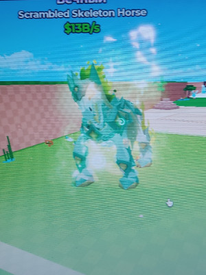 Skeleton horse