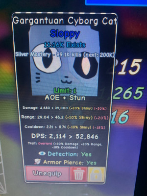 sloppy shiny
