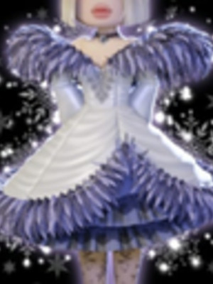 Snow Swan Holiday Soirée Skirt