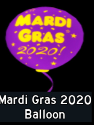 Mardi Gras 2020 Balloon
