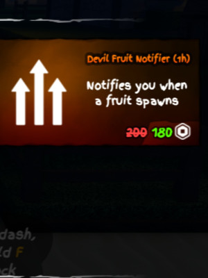 Devil Fruitt Notifier 1h | Grand Piece Online | 180R | Cheaps & Fast