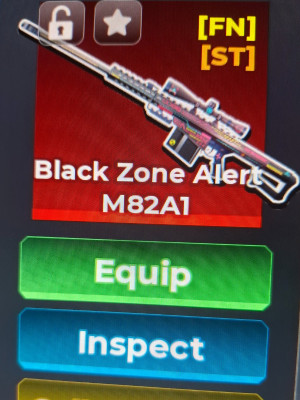 Black Zone Alert M82A1 FN ST 3,357$