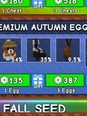 Premium Autumn Egg x3 | Grow A Gaden | 429R | Cheaps & Fast