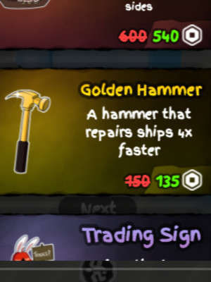 Golden Hammer | Grand Piece Online | 135R | Cheaps & Fast