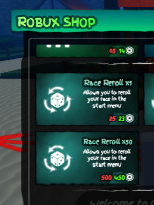 Race Reroll x1 | Grand Piece Online | 23R | Cheaps & Fast