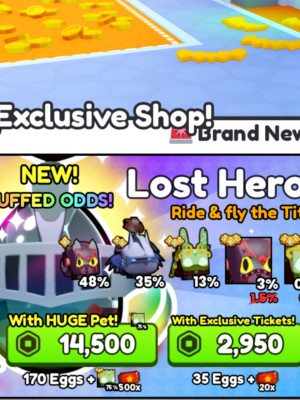 Lost Hero Egg x170 | Pet Simulator 99 | 14500R | Cheaps & Fast