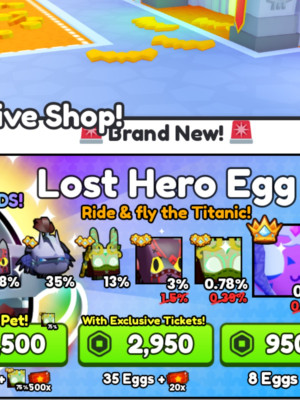 Lost Hero Egg x35 | Pet Simulator 99 | 2950R | Cheaps & Fast