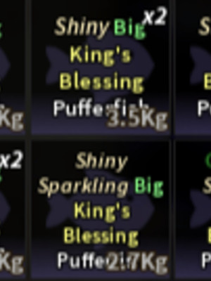 Shiny Kings/king's Blessing Pufferfish