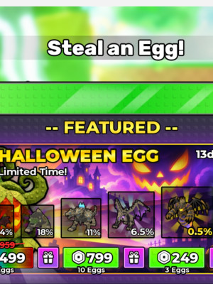 Halloween Egg x1 | Steal An Egg | 99R | Cheaps & Fast
