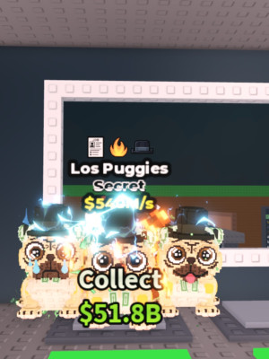 Los Puggies / 3 trait = 540M / S