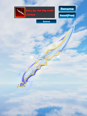ame du ciel flip knife