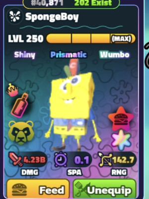 SpongeBoy,Band Geek Sandy,Nocturna,Snail Fail