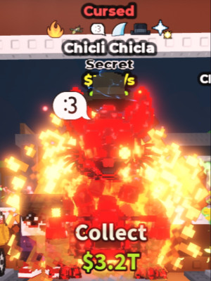 🔥 CURSED CHICLI CHICLA 🔥1.4 B/s 💀 ТОТ САМЫЙ РЕДКИЙ SECRET ИЗ OG CRAFT!