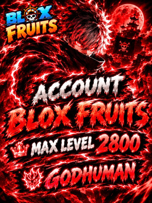 Account Blox Fruits | Max Level 2800 | Godhuman | Cheap & Safe