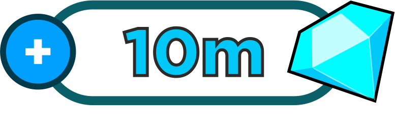 Гемы: 10 млн (10m) 10.000.000 gems
