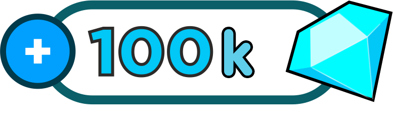 Гемы: 100,000 шт. 100.000 gems