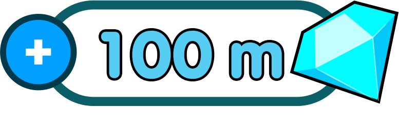 Гемы: 100,000,000 шт. 100.000.000 gems