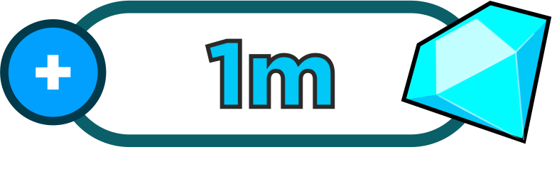 Гемы: 1,000,000 шт. 1.000.000 gems
