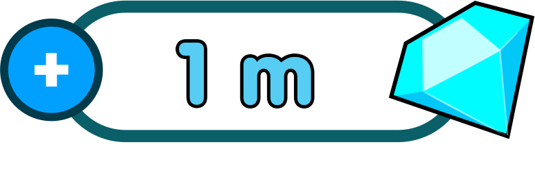 Гемы: 1 млн (1m) 1.000.000 gems