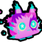 Neon Twilight Cat