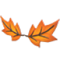 Eco Orange Maple Leaf Mustache купить