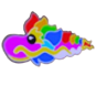  Rainbow Dragon Kite