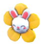 Flower Bunny Clip