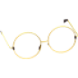 Gold Circle Glasses купить