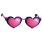 Pink Heart Glasses