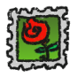 Rose Field Stamp